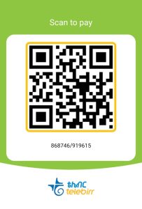 Scan to pay with telebirr